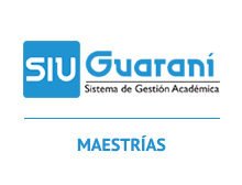 SIU Guaraní - (Maestrías)
