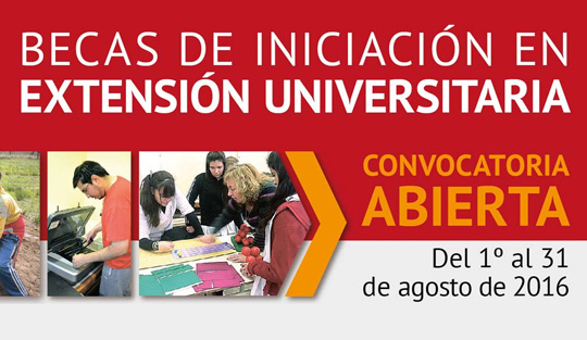 Becas de Iniciación en Extensión